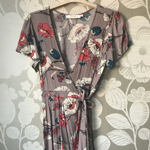 ASTR floral mini wrap dress (Size M)